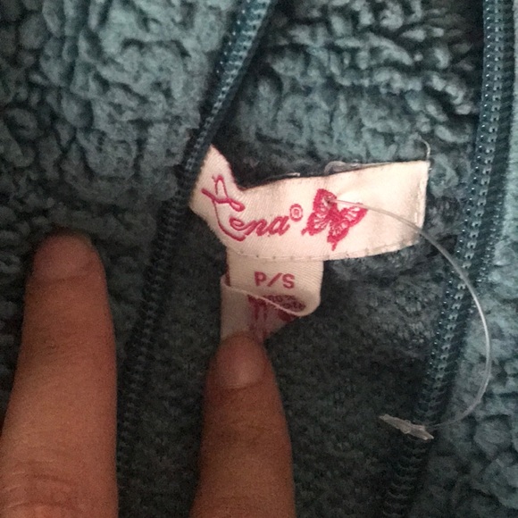 Lens blue sweater petite small size - Picture 2 of 4